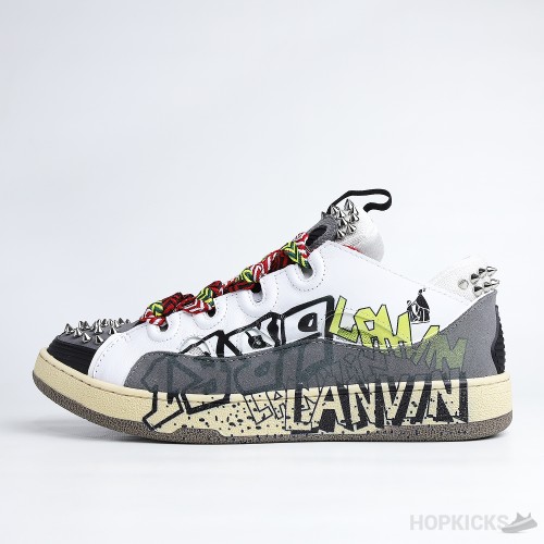 Lanvin Graffiti Print Cain Sneaker (Premium Plus Batch)